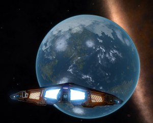 Ice cap, water, land, breathable atmosphere... My first Earth-like world discovery.