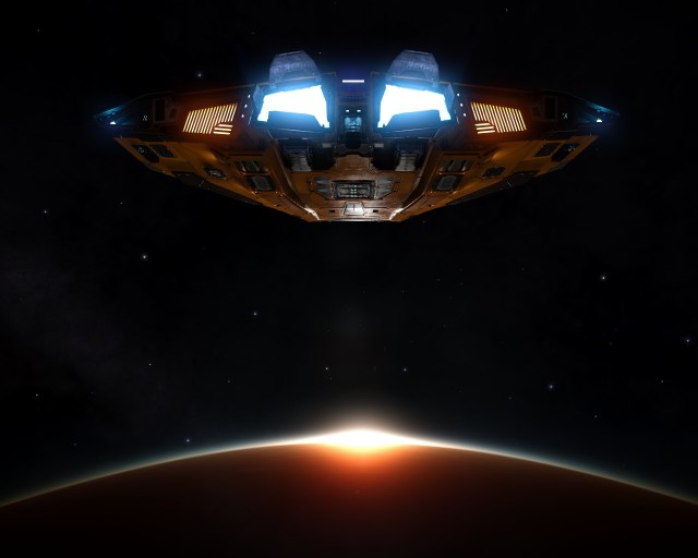 Sunrise on the new world.